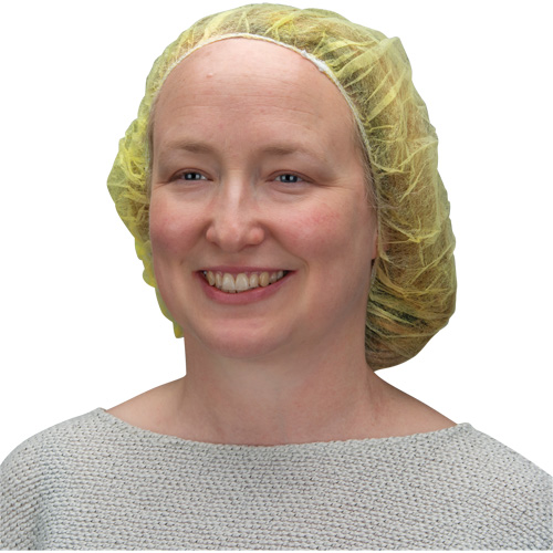 Bonnets bouffants, Polypropyl&egrave;ne, 21", Jaune Advanced Consulting and Training Ltd.