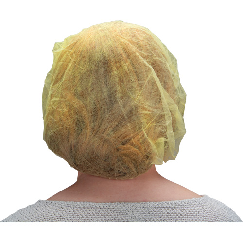 Bonnets bouffants, Polypropyl&egrave;ne, 21", Jaune Advanced Consulting and Training Ltd.
