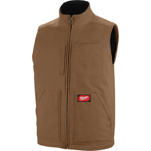 Heavy-Duty Sherpa-Lined Vest, Men's, Small, Brown Advanced Consulting and Training Ltd.