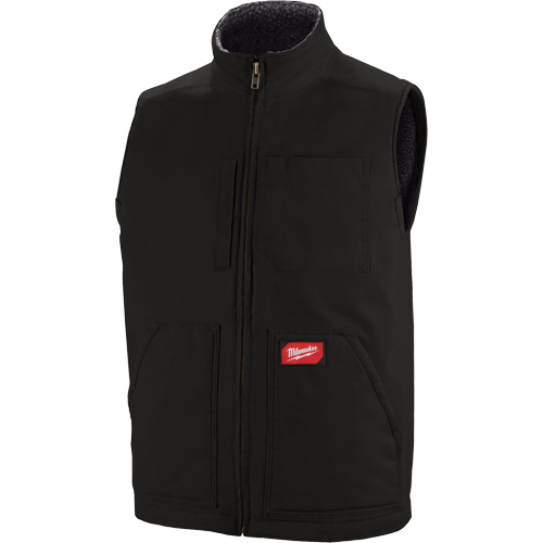 Veste doubl&eacute;e en sherpa ultra-r&eacute;sistante, Hommes, Petit, Noir Advanced Consulting and Training Ltd.