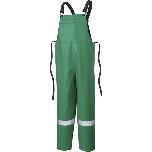 P43 035 CA-43&reg; FR Chemical- & Acid-Resistant Safety Bib Pants, Small, Green Advanced Consulting and Training Ltd.