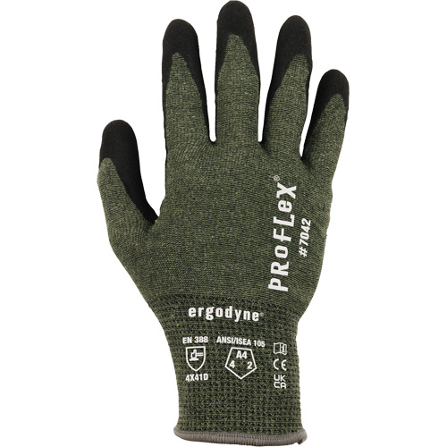 Proflex 7042 Cut-Resistant Gloves, Size Small, 18 Gauge, Nitrile Coated, Aramid Shell, ASTM ANSI Level A4/EN 388 Level D Advanced Consulting and Training Ltd.