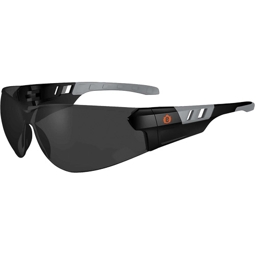 Lunettes de s&eacute;curit&eacute; sans monture Skullerz SAGA, Lentille Fum&eacute;e, Anti-&eacute;gratignures, ANSI Z87+/R&eacute;pond ou surpasse la norme CSA Z94.3 Advanced Consulting and Training Ltd.