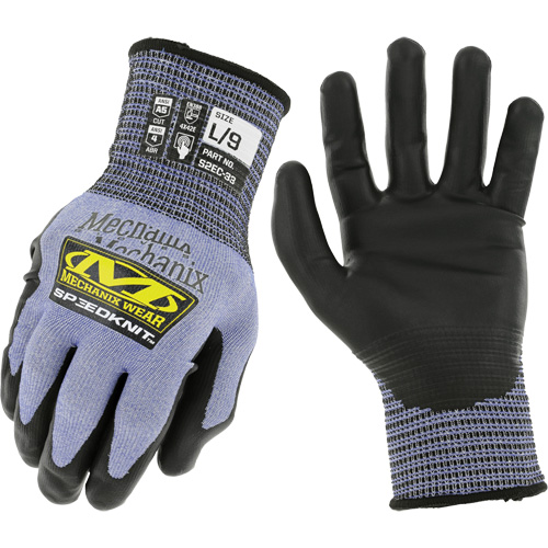 Gants r&eacute;sistants aux coupures SpeeKnit S2EC33, Taille Moyen/8, Calibre 18, Rev&ecirc;tement Ur&eacute;thane, Enveloppe en PEHP/Tungst&egrave;ne, ASTM ANSI niveau A5/EN 388 niveau D Advanced Consulting and Training Ltd.