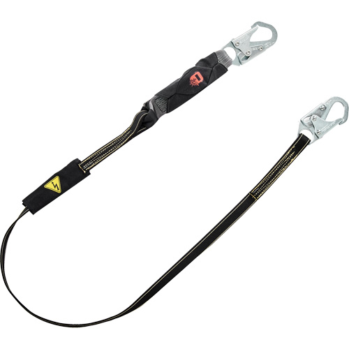 V-Series Welding Energy Absorbing Lanyard, 6', Snap Hook Center, Snap Hook Leg Ends, Kevlar&reg;/Metal/Nylon Advanced Consulting and Training Ltd.
