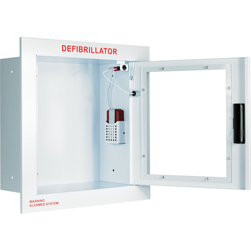 Fully Recessed Large Cabinet with Alarm, Zoll AED Plus&reg;/Zoll AED 3/Cardio-Science/Physio-Control For, Non-Medical Advanced Consulting and Training Ltd.