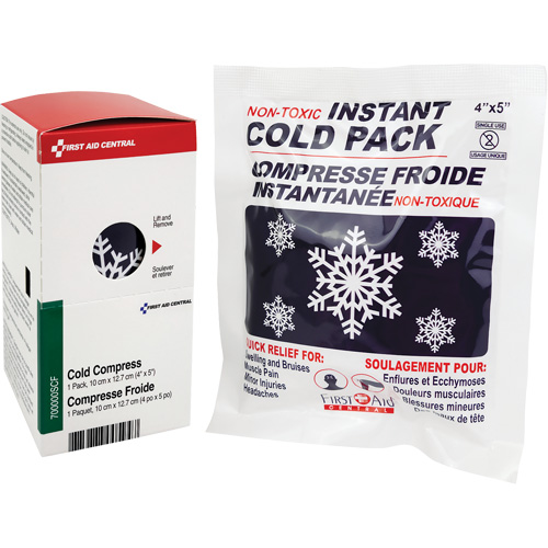 SmartCompliance&reg; Refill Instant Compress, Cold, Single Use, 4" x 5" Advanced Consulting and Training Ltd.