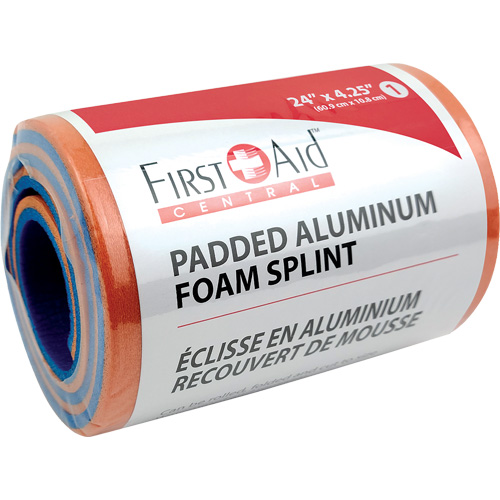 Splint, Multipurpose, Aluminum Foam Padded, 24", Non-Medical Advanced Consulting and Training Ltd.