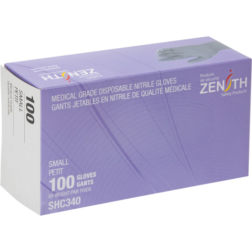 Medical Grade Disposable Gloves, Small, Nitrile, 6-mil, Powder-Free, Black, Class 2 Advanced Consulting and Training Ltd.