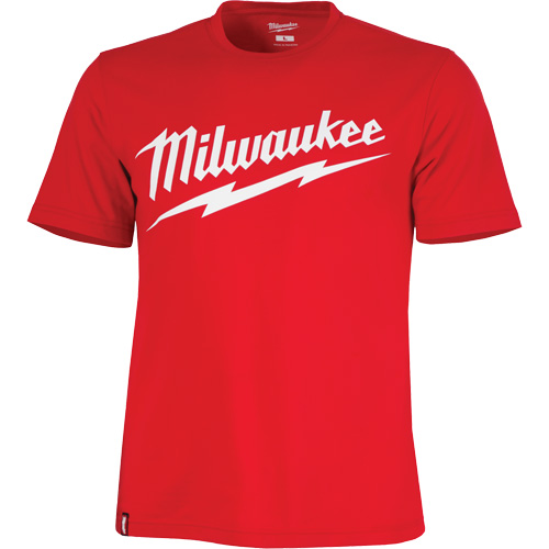Heavy-Duty Short-Sleeved T-Shirt with Milwaukee&reg; Logo, Men's, Small, Red Advanced Consulting and Training Ltd.