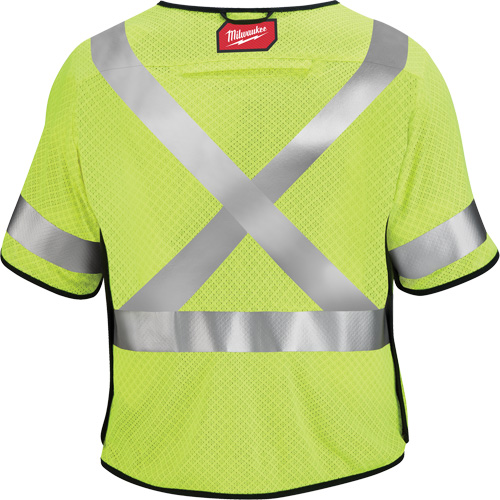 Gilet de s&eacute;curit&eacute; &agrave; maille d&eacute;tachable, Noir/Jaune lime haute visibilit&eacute;, Moyen/Petit Advanced Consulting and Training Ltd.