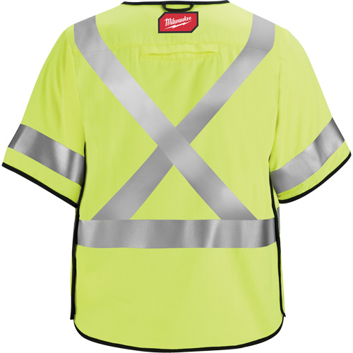 Gilet de s&eacute;curit&eacute; &agrave; maille d&eacute;tachable, Noir/Jaune lime haute visibilit&eacute;, Moyen/Petit Advanced Consulting and Training Ltd.