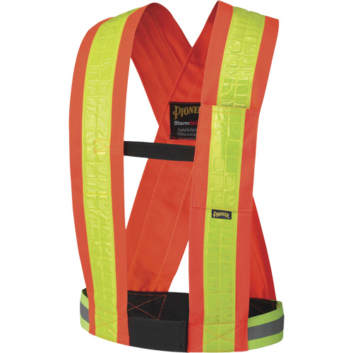 5593 Safety Sash, High Visibility Orange, Yellow Reflective Colour, One Size Advanced Consulting and Training Ltd.