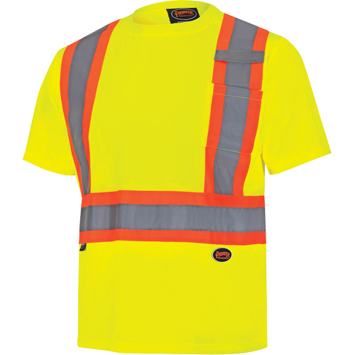 6991 Bird's-Eye Safety Shirt, Polyester, 3X-Large, High Visibility Lime-Yellow Advanced Consulting and Training Ltd.
