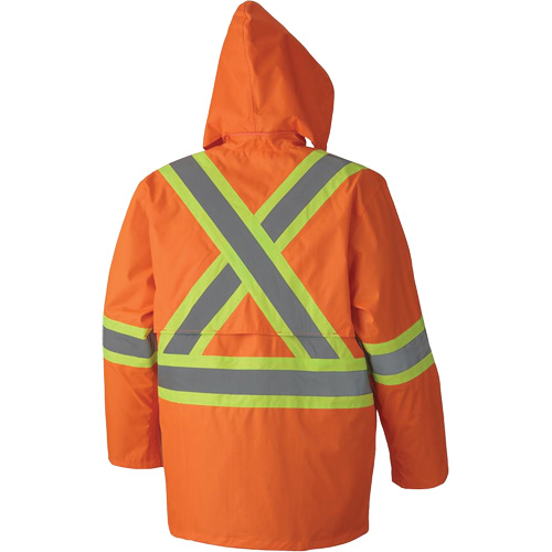 5608 Combinaison de pluie imperm&eacute;able 210D, Polyester/PVC, Petit, Orange haute visibilit&eacute; Advanced Consulting and Training Ltd.