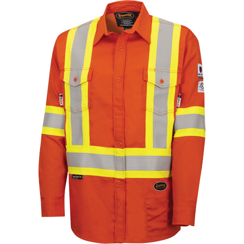 7743 Chemise de s&eacute;curit&eacute; ignifug&eacute;e FR-Tech, Petit, Orange haute visibilit&eacute; Advanced Consulting and Training Ltd.