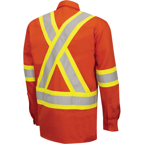 7743 Chemise de s&eacute;curit&eacute; ignifug&eacute;e FR-Tech, Petit, Orange haute visibilit&eacute; Advanced Consulting and Training Ltd.