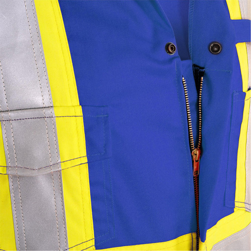 7706T Combinaison ignifuge FR-Tech avec fermetures &agrave; glissi&egrave;re aux jambes, Taille 40 (grand taille), Bleu royal, 9,7 cal/cm² Advanced Consulting and Training Ltd.