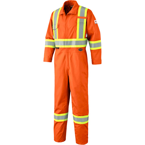 7705T Combinaison ignifuge FR-Tech avec fermetures &agrave; glissi&egrave;re aux jambes, Taille 40 (grand taille), Orange haute visibilit&eacute;, 9,7 cal/cm² Advanced Consulting and Training Ltd.