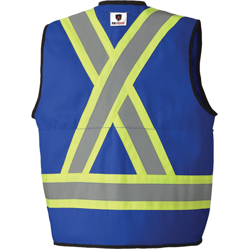 7733 Veste d'arpenteur ignifuge et r&eacute;sistant aux arcs &eacute;lectriques FR-Tech, Petit, Bleu royal, 9,7 cal/cm² Advanced Consulting and Training Ltd.