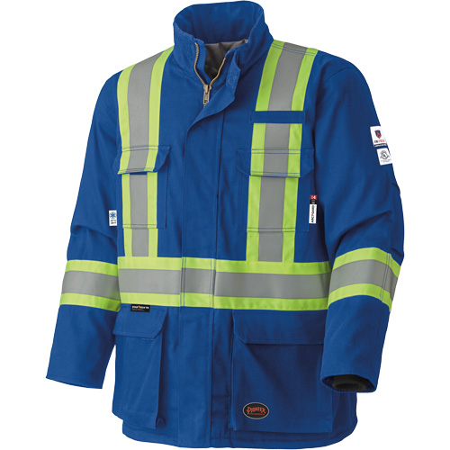 5523 Manteau de s&eacute;curit&eacute; ignifuge, Petit, Bleu royal, 58 cal/cm² Advanced Consulting and Training Ltd.