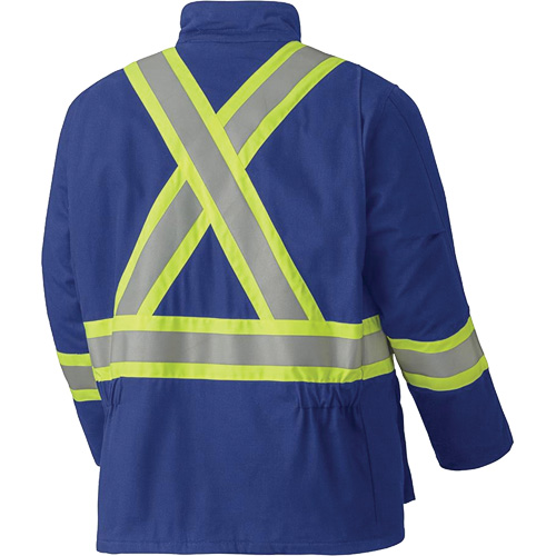 5523 Manteau de s&eacute;curit&eacute; ignifuge, Petit, Bleu royal, 58 cal/cm² Advanced Consulting and Training Ltd.