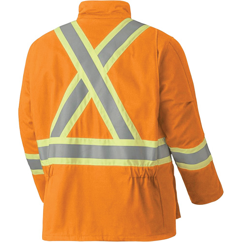 5533 Manteau de s&eacute;curit&eacute; ignifuge, Petit, Orange haute visibilit&eacute;, 58 cal/cm² Advanced Consulting and Training Ltd.