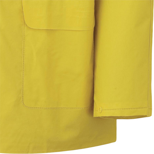 577J Rain Jacket, Polyester/PVC, Small, Yellow Advanced Consulting and Training Ltd.
