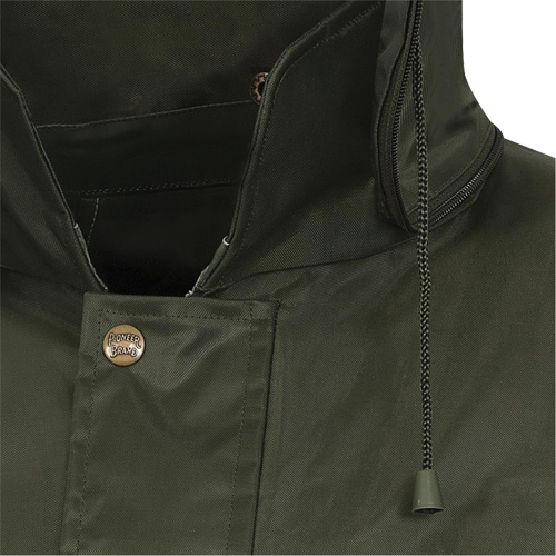 D8120J Nailhead Ripstop Tree Planter Hooded Jacket, Polyester/PVC, X-Small, Green Advanced Consulting and Training Ltd.