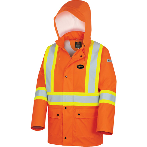 5892PKT Veste de s&eacute;curit&eacute; imperm&eacute;able &agrave; haute visibilit&eacute; ignifuge, T-petit, Orange haute visibilit&eacute; Advanced Consulting and Training Ltd.