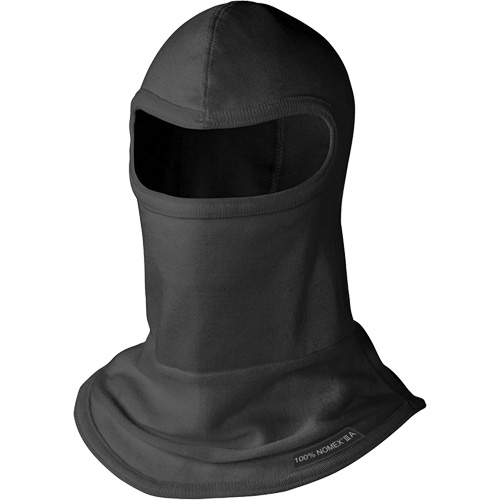 C214BK Cagoule &agrave; un trou en tricot moyen, Noir, Nomex Advanced Consulting and Training Ltd.