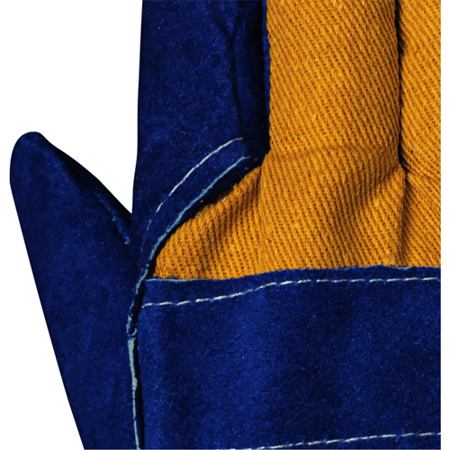 630 Gants d'appareilleur isol&eacute;s bleus, Taille unique, Paume en Cuir de vache refendu, Doublure en Boa Advanced Consulting and Training Ltd.