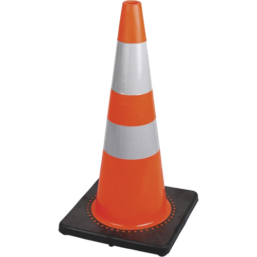 183 Premium Flexible Safety Cone, 28", Orange, 4" & 6" Reflective Collar(s) Advanced Consulting and Training Ltd.