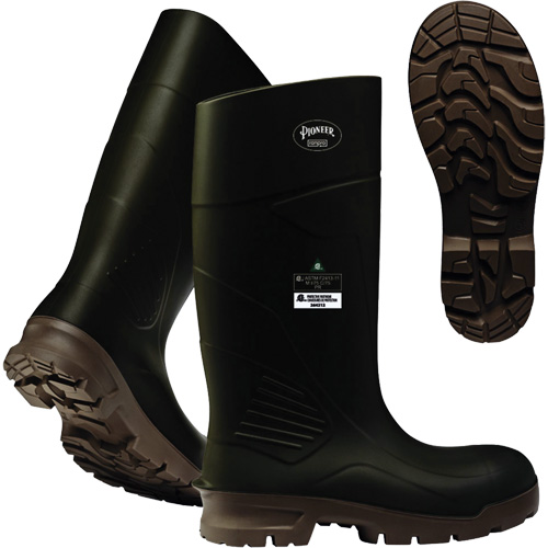 B405FUL.GR Bottes &agrave; plaque d'acier Pioneer, Polyur&eacute;thane, Embout Acier, Pointure 4, Semelle R&eacute;sistant aux perforations Advanced Consulting and Training Ltd.
