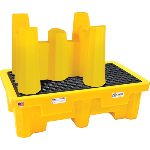 Ultra-Drum Rack 4-Drum Containment System without Drain, 53" L x 53" W x 77.8" H, 3000 US gal. Capacity Advanced Consulting and Training Ltd.