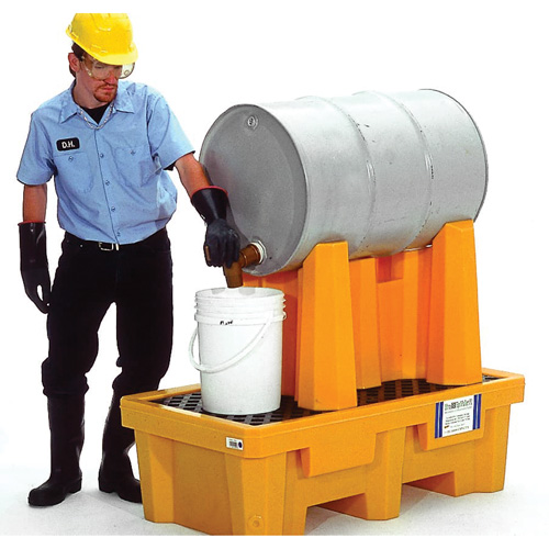 Syst&egrave;me de confinement Ultra-Drum sans drain pour 2 barils, 53" lo x 53" la x 44,8" ha, 1500 gal. US Capacit&eacute; Advanced Consulting and Training Ltd.