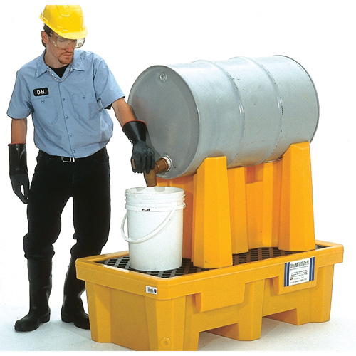 Syst&egrave;me de confinement Ultra-Drum pour 1 baril avec drain, 52" lo x 29" la x 49,5" ha, 750 gal. US Capacit&eacute; Advanced Consulting and Training Ltd.
