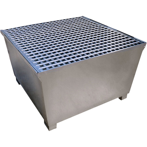 Ultra-IBC Spill Pallet en acier, Capacit&eacute; de d&eacute;versement 370 gal. US, 57,6" x 34,7" x 56,9" Advanced Consulting and Training Ltd.