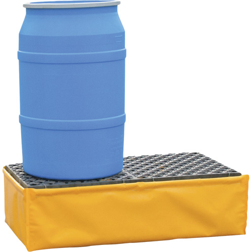 Ultra-Spill Pallet flexible, 2 barils, Capacit&eacute; de d&eacute;versement 66 gal. US, 48" x 24" x 14" Advanced Consulting and Training Ltd.