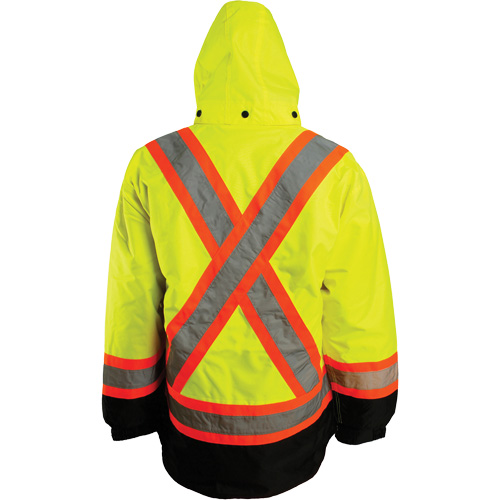 Veste 7 en 1, Polyester, Orange haute visibilit&eacute;, Grand Advanced Consulting and Training Ltd.