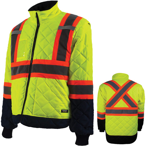 Manteau pour installations frigorifiques, Polyester, Orange haute visibilit&eacute;, T-Grand Advanced Consulting and Training Ltd.
