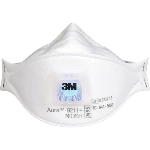 Respirateur &agrave; particules Aura 9211+, N95, Certifi&eacute; NIOSH Advanced Consulting and Training Ltd.