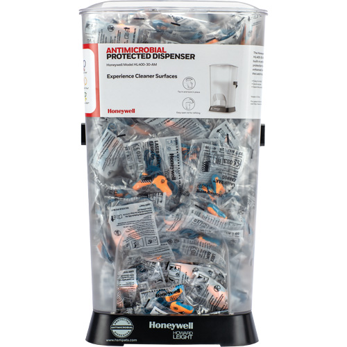 Distributeur de bouchons doreille filaires HL400 AM avec boîte de bouchons doreille LT-30 Advanced Consulting and Training Ltd.