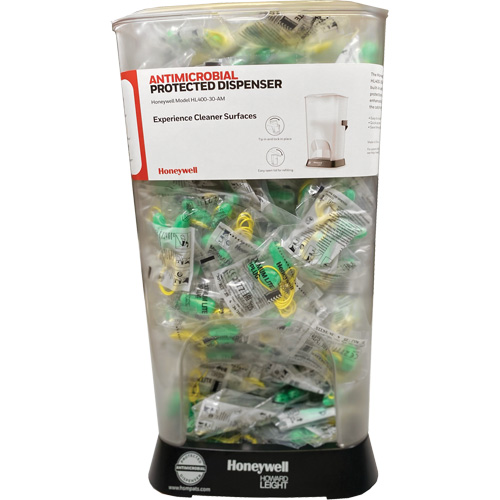 Distributeur de bouchons doreille filaires HL400 AM avec boîte de bouchons doreille LPF-30 Advanced Consulting and Training Ltd.