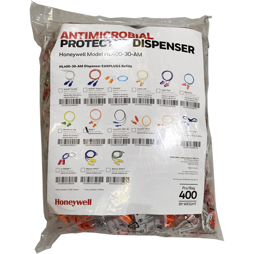QD30 Earplugs Refill for HL400 Dispenser, Bulk - Polybag, Corded Advanced Consulting and Training Ltd.