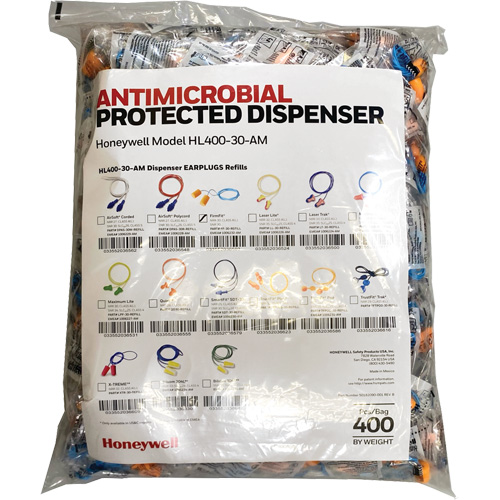 FF-30 Earplugs Refill for HL400 Dispenser, Bulk - Polybag, Corded Advanced Consulting and Training Ltd.
