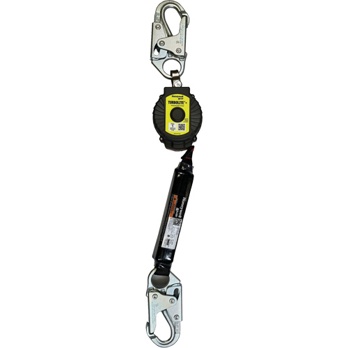 Limiteur de chute personnel TurboLite+ Miller, 6', Sangles, Stationnaire Advanced Consulting and Training Ltd.