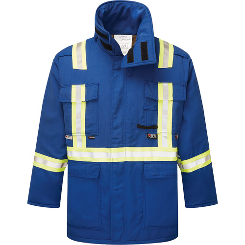 Parka isol&eacute;, antistatique et ignifuge  6,5 oz Westex DH, T-Grand, Bleu royal Advanced Consulting and Training Ltd.