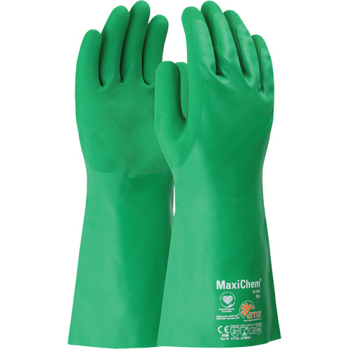 ATG MaxiChem&reg; Chemical-Resistant Gloves, Size Small, 14" L, Nitrile Advanced Consulting and Training Ltd.