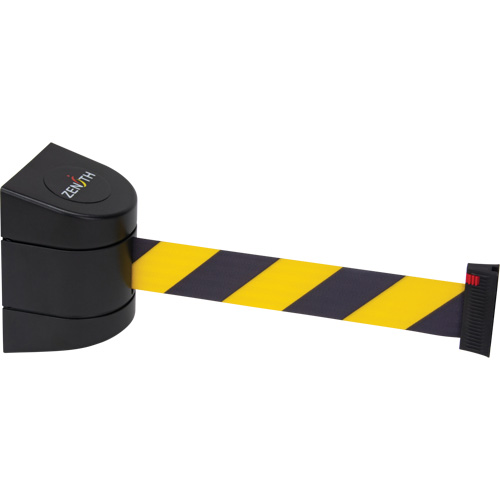 Barri&egrave;re murale magn&eacute;tique avec bande magn&eacute;tique, Plastique, Fixation magn&eacute;tique, 15', Ruban Noir et jaune Advanced Consulting and Training Ltd.